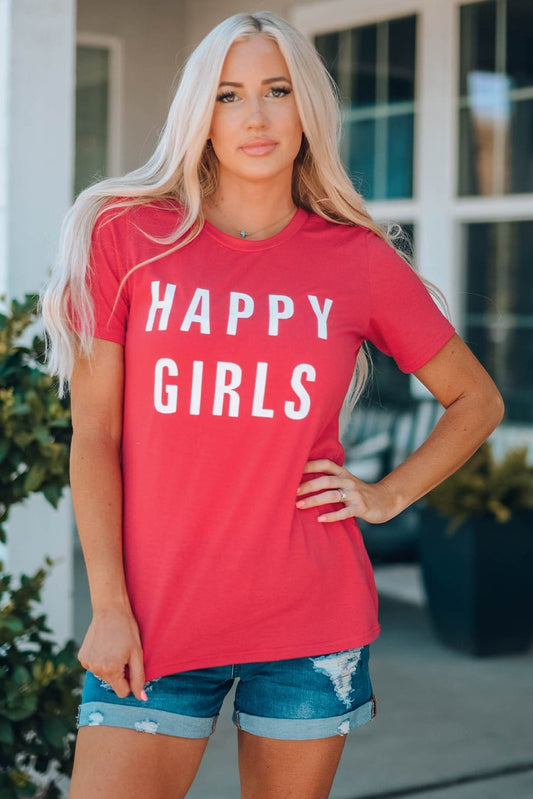 Mommy and Me HAPPY GIRLS Short Sleeve T - Shirt - BABY KOUTURE