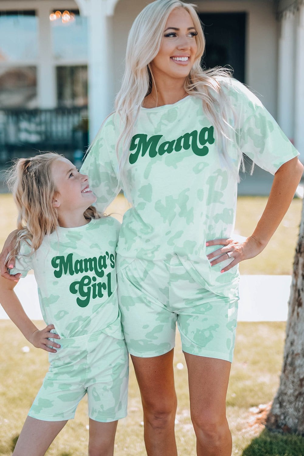 Mommy and Me Women Printed Lounge Set 2pcs - BABY KOUTURE